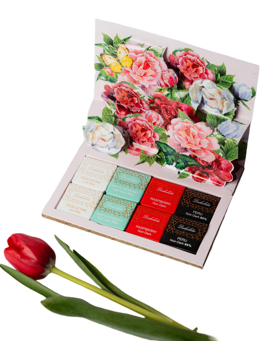 Подаръчна картичка с шоколадова изненада