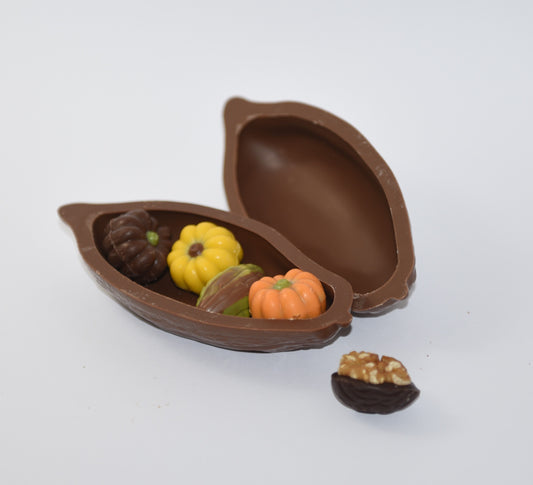 🍫Фина шоколадова капсула с ръчно изработени фигури Daskalidès