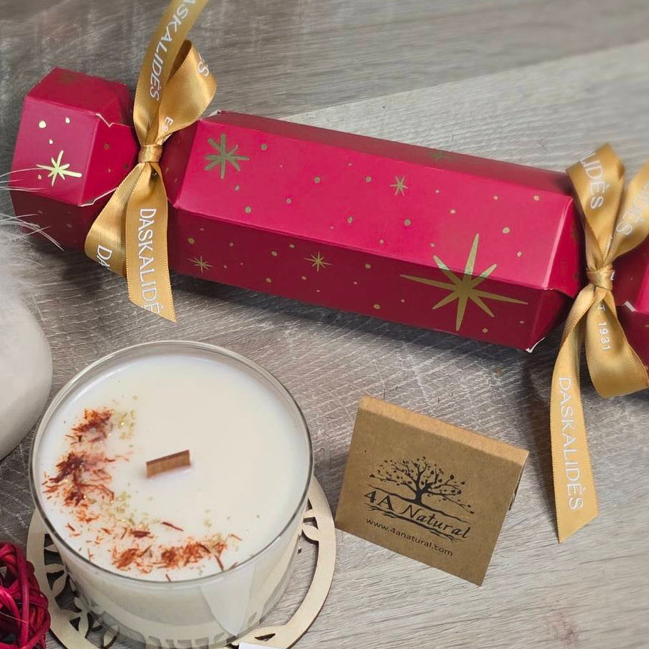 Подаръчен комплект „Подарък за Коледа“ от 4A Naturals с кракер 77.77 лв / 39.76 € ⬇️